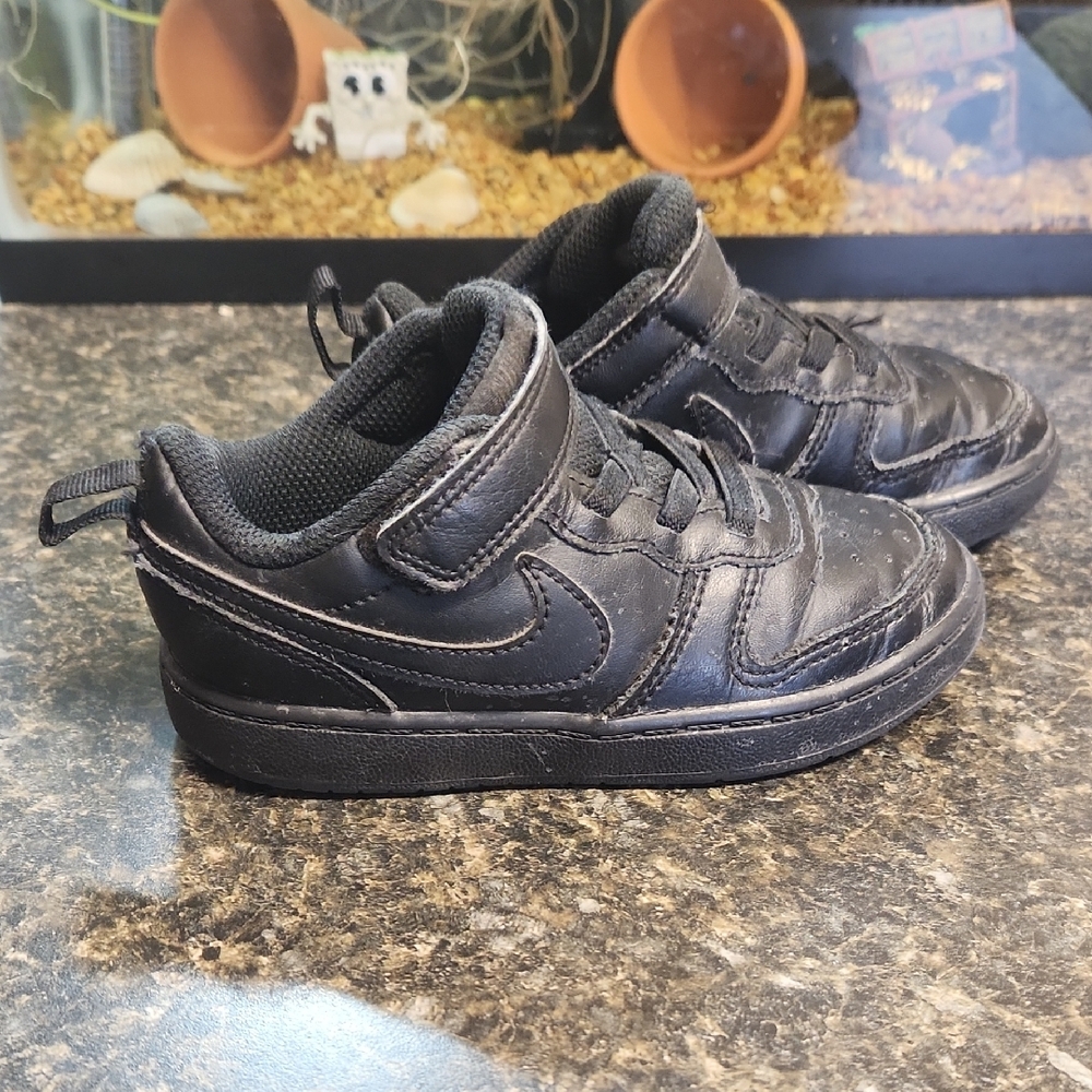 Nike Court Borough 9C Kids Sneakers Easy-On Air Force 1 Boys - Picture 2 of 6